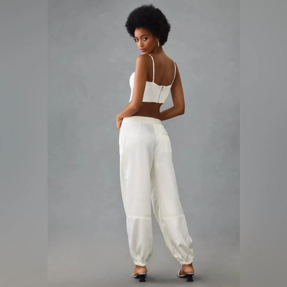 Anthropology Ivory Maeve Parachute Pants - Picture 3 of 6
